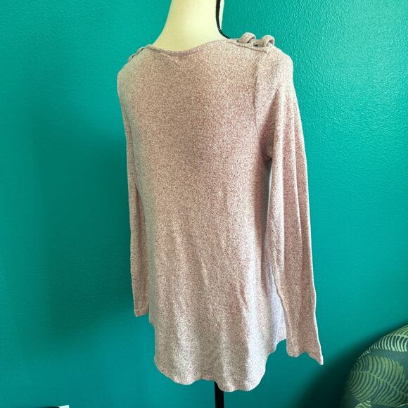 89th & Madison Light Pink Soft Long Sleeve Sweater Women's Small - Picture 6 of 9